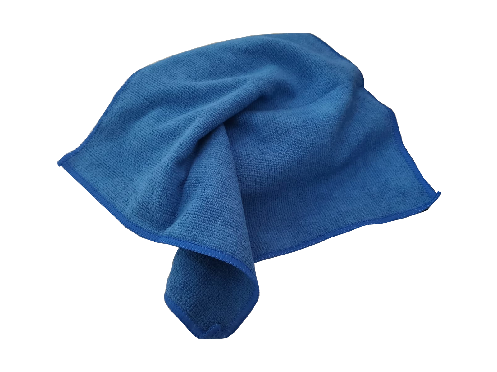 Blue microfiber cloth for cleaning and polishing, PuliShine™ 40x50cm, eco-friendly and highly absorbent with smooth texture.