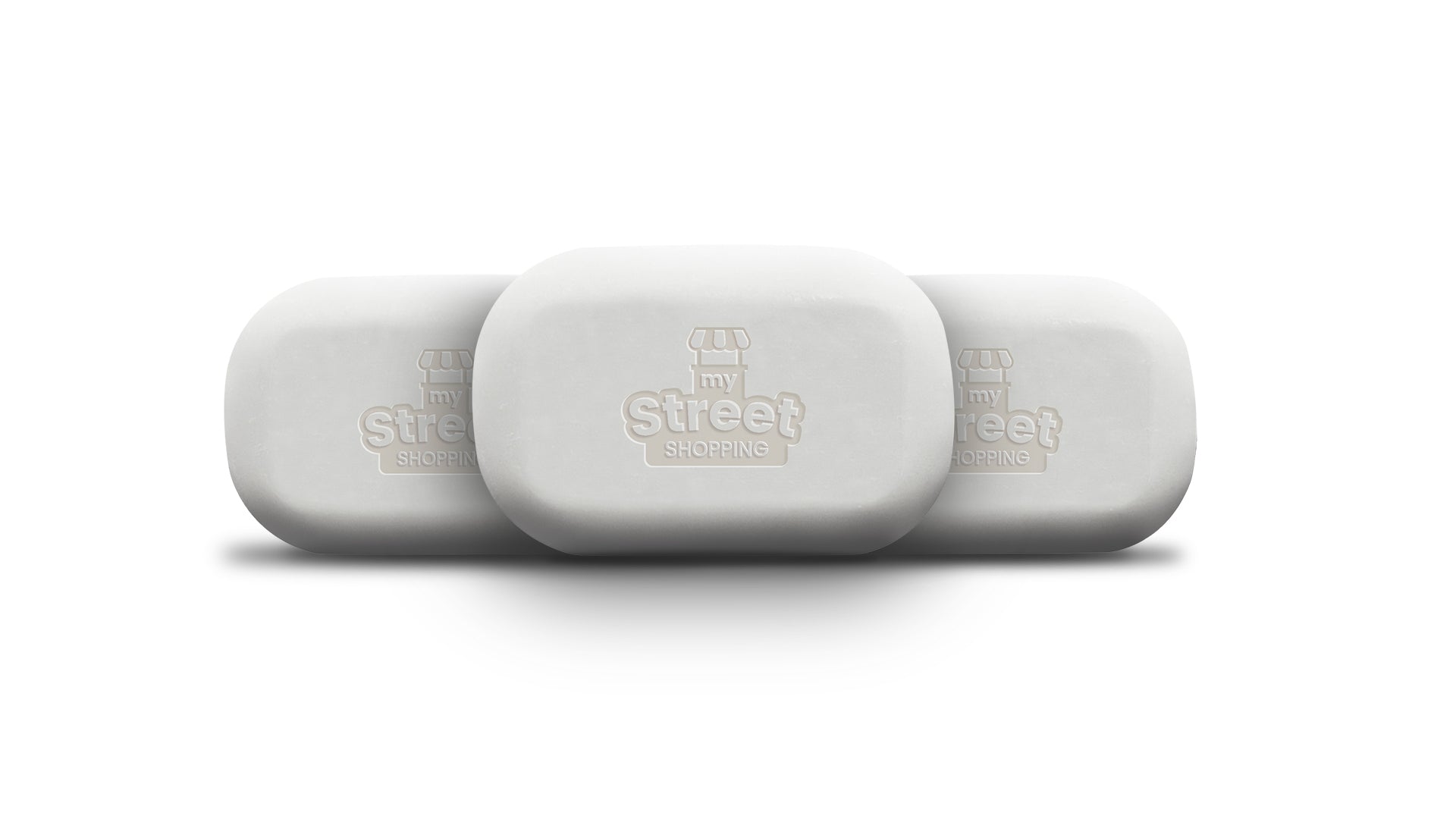 Three bars of MagicSoap™ Saponetta Magica for stain removal, 75g, shown in a stack for sustainable cleaning solutions.